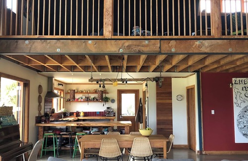 Raglan Cabin | Barnstyle eco lodge - stunning ocean and mt views.