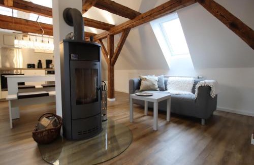 Barkhagen Apartment | Bauernhaus am Plauer See mit Kamin, cleaning included
