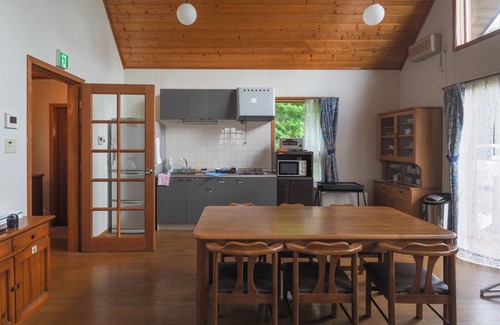 Nasu House | BBQ on the deck open ceiling triangular windows - Sun rice /Nasu-gun Tochigi