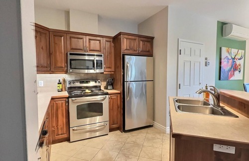 Saint-Faustin-Lac-Carre Condo | Beach and pool Mont-Blanc