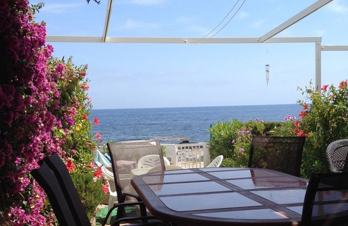 Cala Panizo House | Beach front 3 double bedroom house, pool, pets, garden 40' from sea. NEW BBC ITV