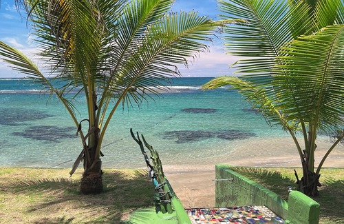 Palenque Villa | BEACH FRONT HOUSE SURROUNDeD BY 2 PRIVATE BEACHES