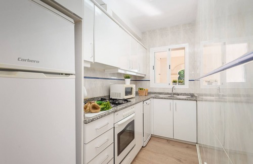 Alcudia Apartment | Beach Front Line Apartment with sea views and AC, in Port d'Alcudia