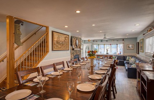 North Beach Haven House | Beach House Retreats on LBI 8- Just Steps to Beach - Gourmet Kitchen & Rooftop HotTub