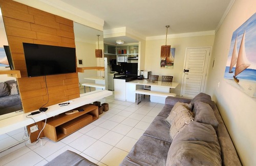 Porto das Dunas Apartment | Beach Living - Apt com 2 Quartos - Pé na Areia Proximo do Beach Park / Aqua Park