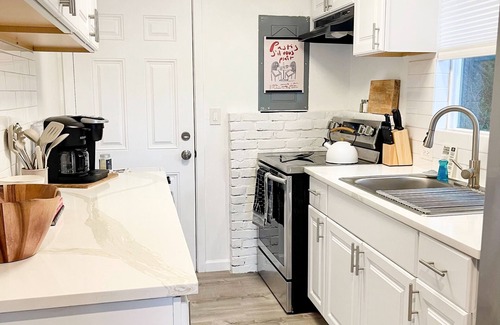 Vashon Island House | Beach view getaway with deck, gas grill, firepit and W/D