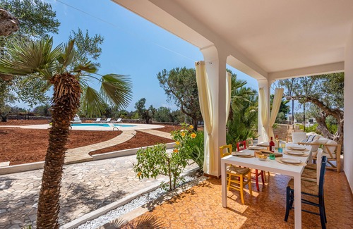 Torre Suda Villa | Beach villa with private pool - surrounded by big green and peaceful garden