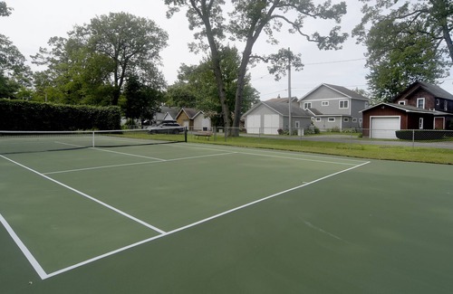 Sylvan Beach House | Beachfront, 5 Bedroom Home w/Tennis/pickle-ball Court