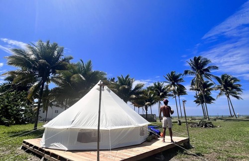 Mompiche RV Rental | Beachfront glamping experience at La Isla Bonita: Portete Island