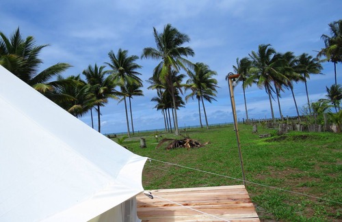 Mompiche RV Rental | Beachfront glamping experience at La Isla Bonita: Portete Island