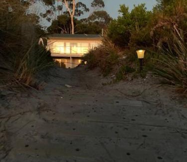 White Beach House | Beachfront House - Hot Tub, Ocean Views, Private Beach Pathway