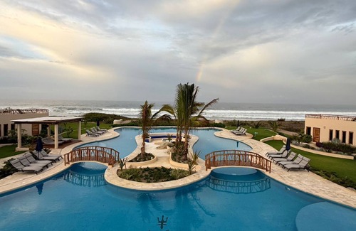 Barra de Colotepec Villa | Beachfront Luxury in Puerto Escondido Sleeps 42 Pool Chef Sunrise views