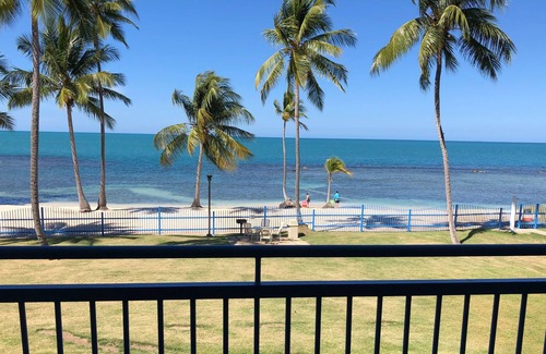 Miradero Condo | Beachfront Private Condo, Wifi, full A/C, screens, sleeps 6.