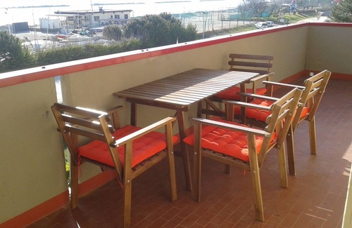 Lido Adriano Apartment | beachfront property, large balcony, unobstructed view of them
