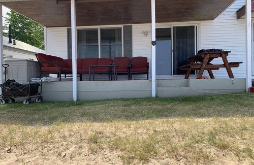 Kalkaska Cottage | Beachfront Property with 3 Bedrooms, 2 Bathrooms, Laundry Room - Sleeps 6
