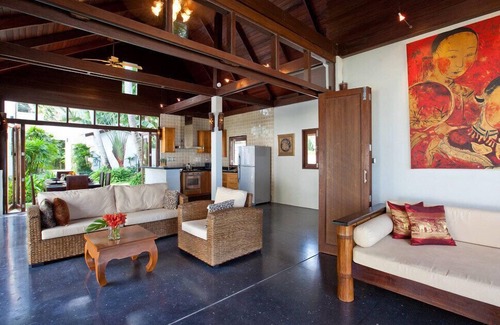 Bang Po Villa | Beachfront Villa With Private Pool & Lovely Garden, Sleeps 5 adults + 4 kids