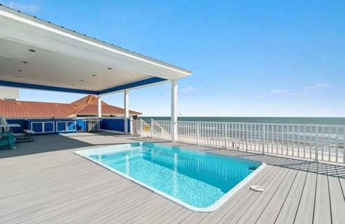 Surf Side Shores House | Beachfront with Heated Pool, Sleeps 24!