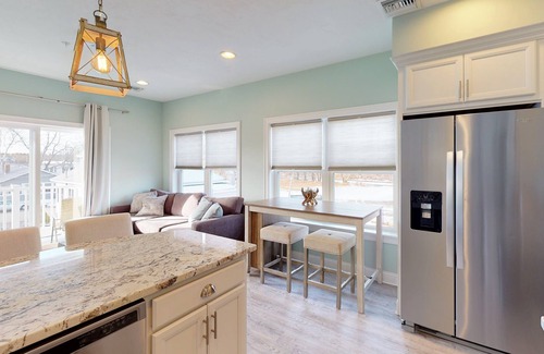 Old Orchard Beach Condo | Beachside Abode 2B | One- block from Beach | Balcony | Bayley Vacation Rentals