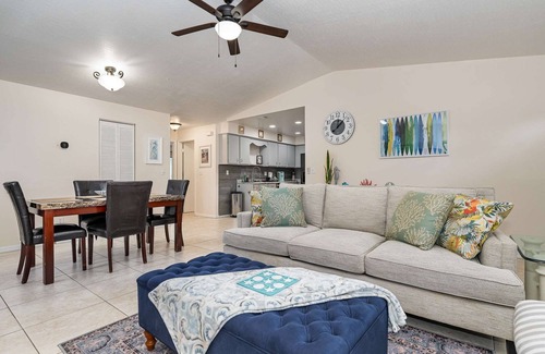 Satellite Beach House | Beachy Retreat 1 Mile to Beach