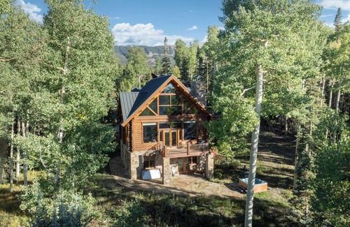 Mountain Village House | Bear Lodge, Modern log home at easy ski-in/out location!