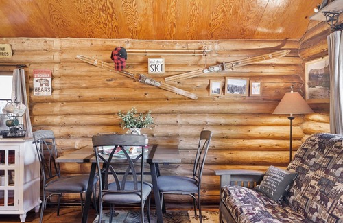 Red Lodge Cabin | Bear's Inn offers fireplace, WiFi, dog friendly and is a short distance from downtown and mountains.