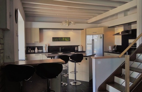 Montaigut House | Beautiful modern villa with private pool surrounded by fields and forests