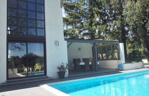 Montaigut House | Beautiful modern villa with private pool surrounded by fields and forests
