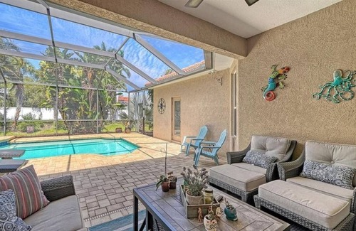 Osprey Villa | Beautiful 3 bed/ 2bath, plus office Executive Home with private pool & lanai.