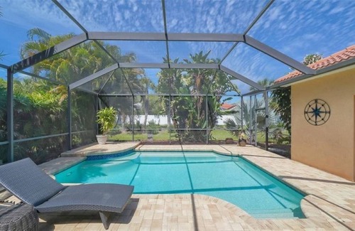 Osprey Villa | Beautiful 3 bed/ 2bath, plus office Executive Home with private pool & lanai.