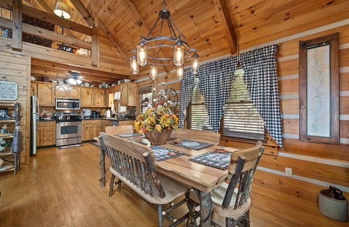 Morganton Cabin | Beautiful all season's view of the Blue Ridge Mountains.