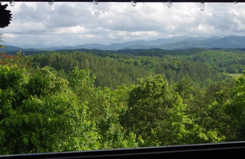 Morganton Cabin | Beautiful all season's view of the Blue Ridge Mountains.