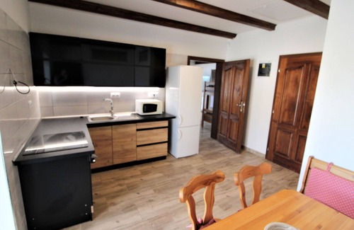Zupanovice Apartment | Beautiful apartment for 9 people with WIFI, pool, TV, patio, pets allowed and parking