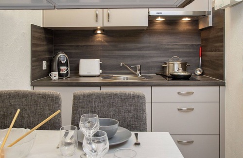 Falera Apartment | Beautiful apartment for 3 guests with WIFI, pool, TV, balcony, panoramic view and parking