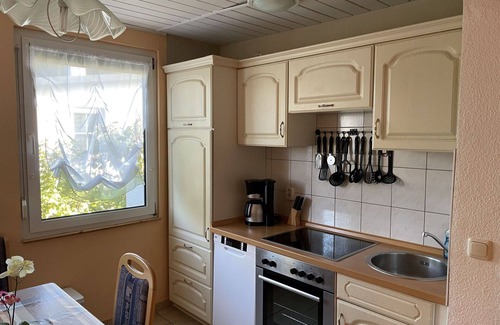 Dobbertin House | Beautiful apartment in villa for 4 people with TV, terrace, pets allowed and parking