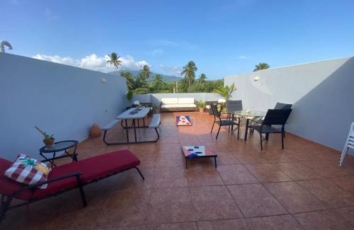 Playa Fortuna Apartment | Beautiful Beach Front Penthouse w Rooftop Terrace