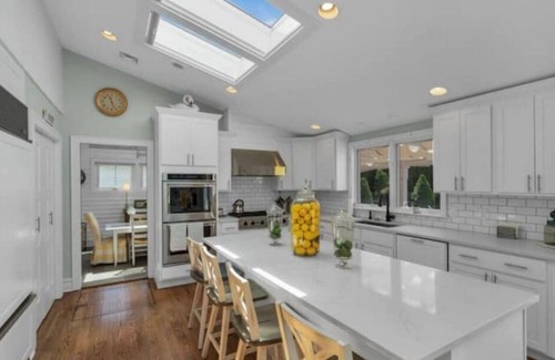 Spring Lake Heights House | Beautiful beach home with 2 king suites, swimming pool, fire pit. sleeps 8-10
