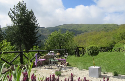 Caprese Michelangelo Villa | BEAUTIFUL CHESTNUT BARN FOR 2 IMMERSED IN NATURE - PRIVATE POOL - DOG FRIENDLY
