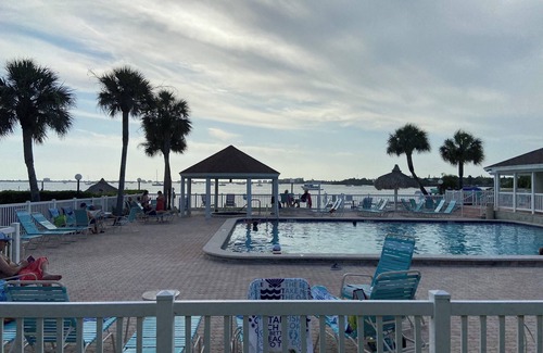 St. Petersburg - Clearwater Condo | Beautiful Condo with balcony, Steps to private beach!n secure gated community !