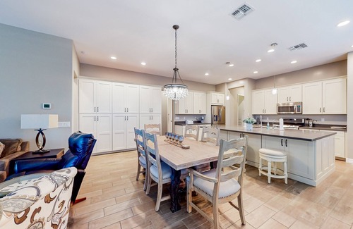Fireside at Norterra House | Beautiful desert home near trailheads with yard, grill, and mtn views - dogs ok