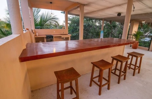Brisas de Zicatela Cottage | Beautiful home in Puerto Escondido with Pool, Lush Garden, and Ocean View