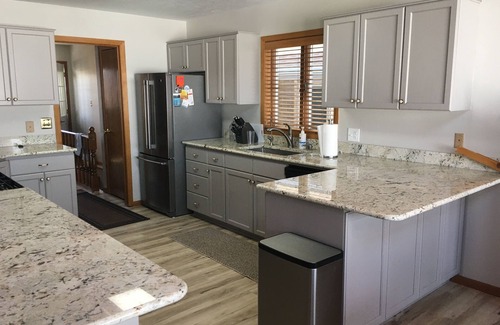 Orleans House | Beautiful home on quiet and family oriented Spirit Lake with fantastic sunsets!