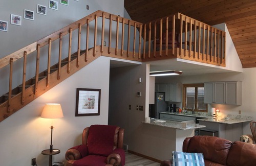 Orleans House | Beautiful home on quiet and family oriented Spirit Lake with fantastic sunsets!