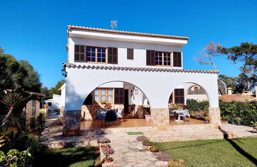 Cala Llombards House | Beautiful house on a large plot. Property with private pool close to the beach, sea view, A/C, W-LAN