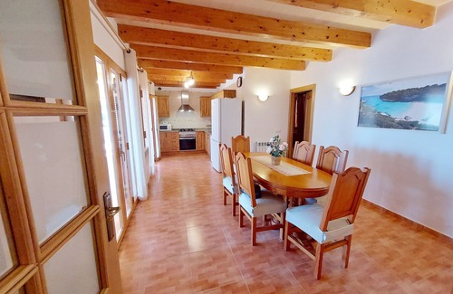 Cala Llombards House | Beautiful house for 6 pers. with pool, W-LAN, air conditioning, close to the beach, sea view
