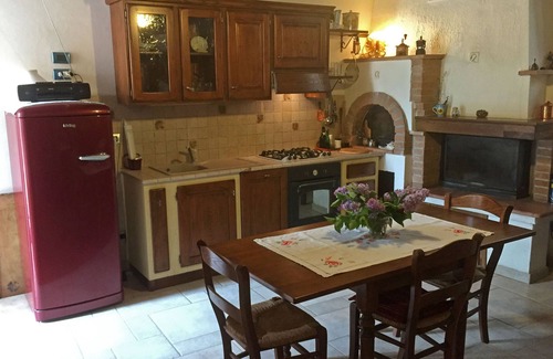 Montieri House | Beautiful House with Garden in the Center of a Medieval Tuscan Village
