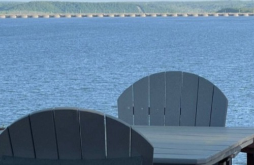 Vinita House | Beautiful Lake House on cliff overlooking South Grand Lake. Breath-taking views!