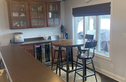 Elkhorn House | Beautiful lakefront view on Lauderdale Lakes only steps away from golf course.