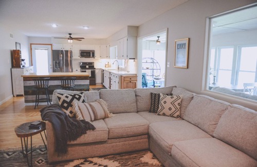 Gravois Mills House | Beautiful Lakeside Home with Amazing Water Views and Own Private Dock!