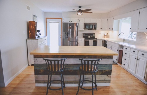 Gravois Mills House | Beautiful Lakeside Home with Amazing Water Views and Own Private Dock!