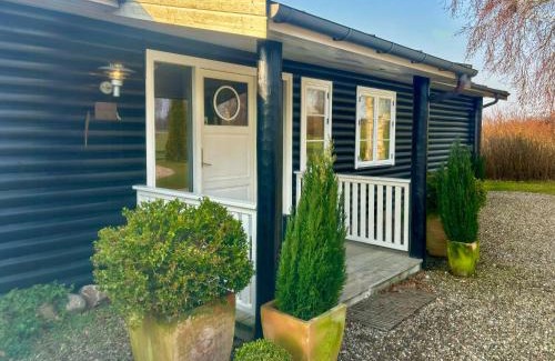 Vester Skerninge House | Beautiful Log House With A Pool In South Funen